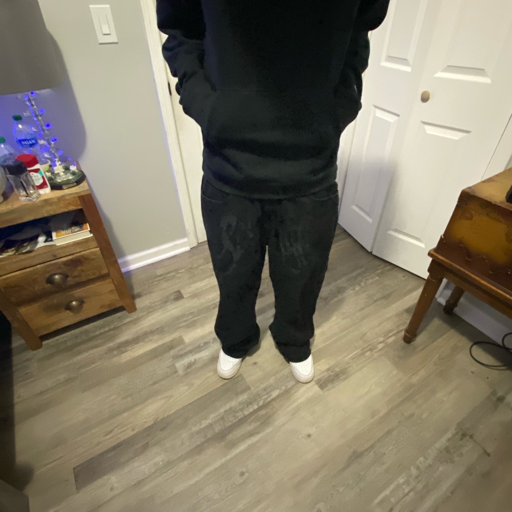 Revenge black baggy pants